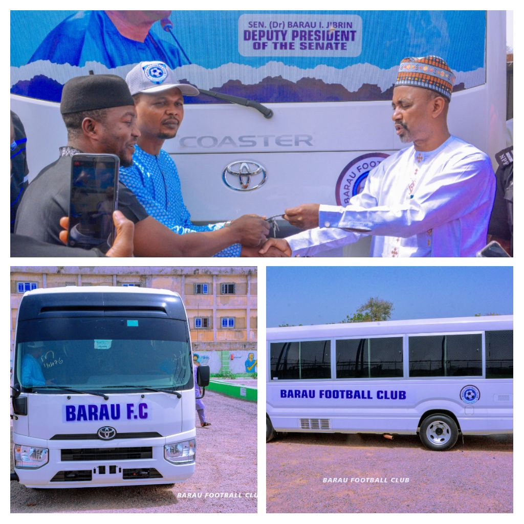 SPORT: Barau FC Receives Brand New Coaster From Deputy President of …