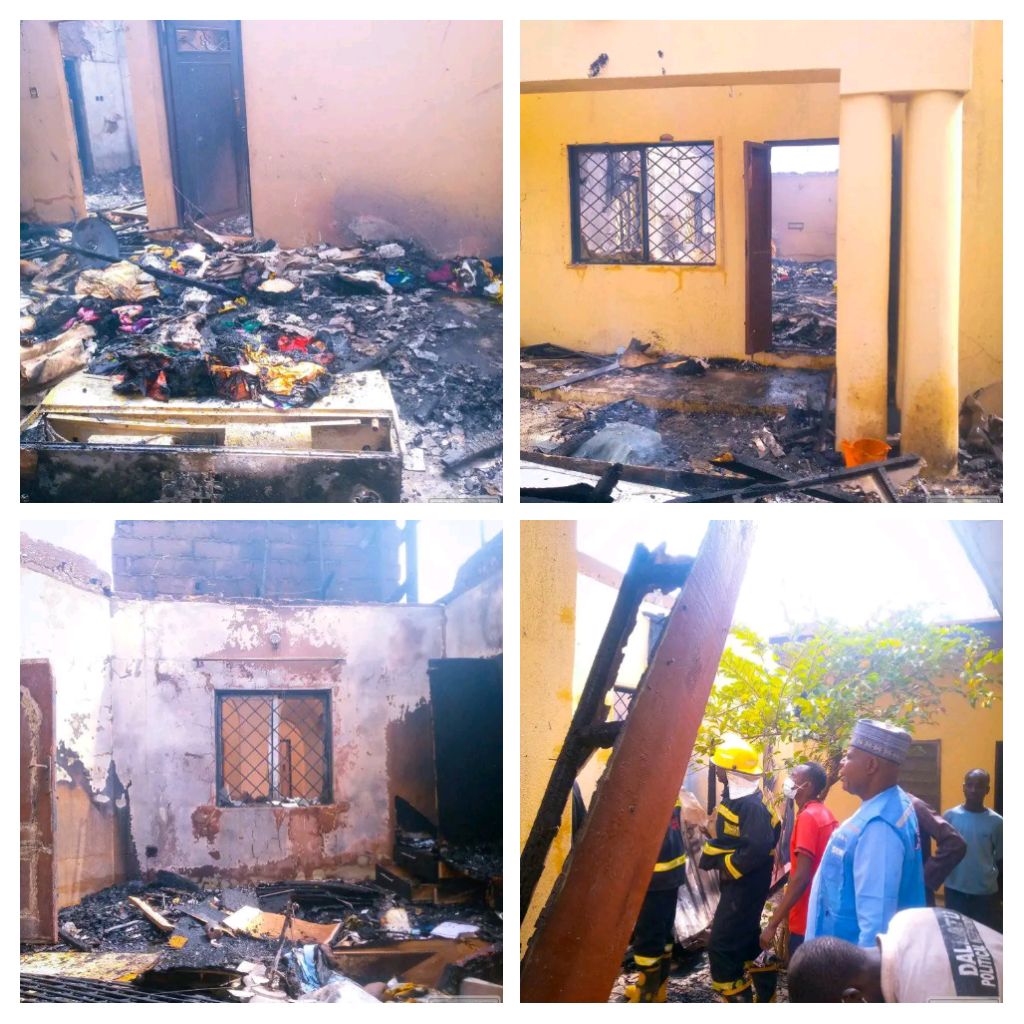 JIGAWA: Fire outbreak in chief of staff house …