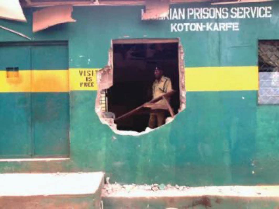 JUST IN: 12 Inmates Escape from Kogi correctional center …