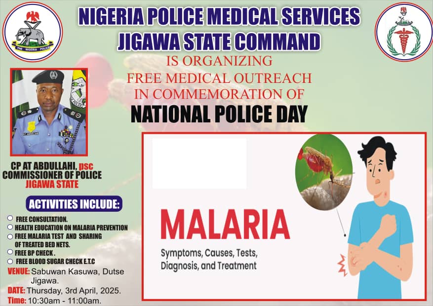 POLICE DAY: Jigawa state police provides free medical services …