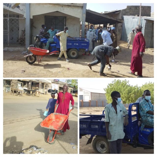 Monthly environmental sanitation in Malam madori…