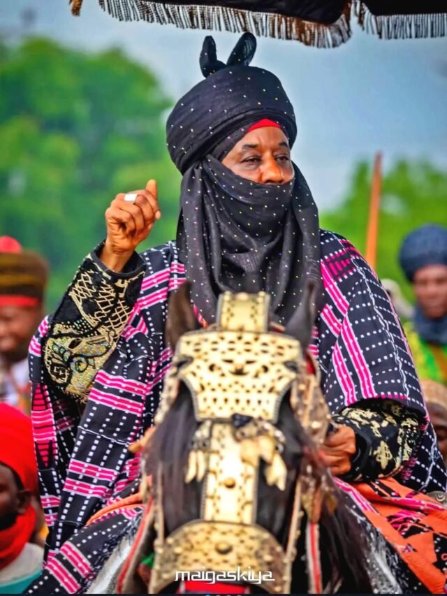 Sarkin Kano Sanusi ne zaiyi hawan Sallah a kano…