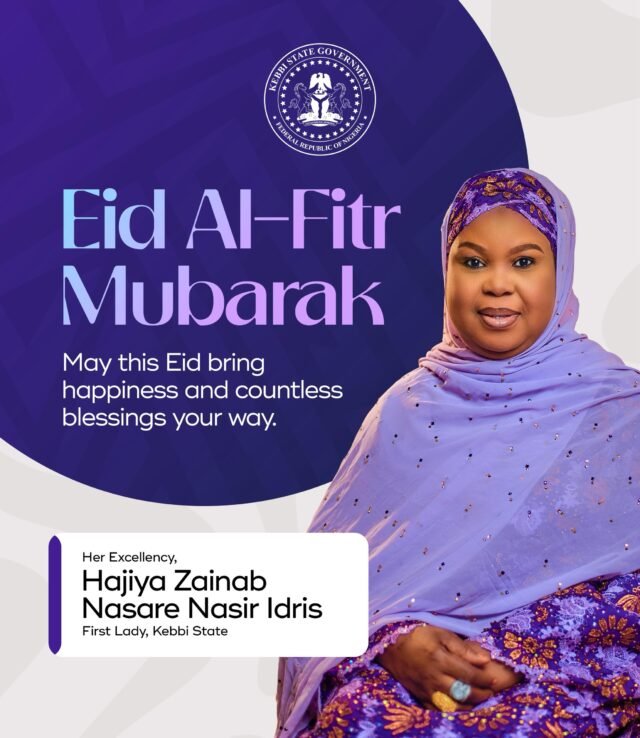 KEBBI: FIRST LADY URGES MUSLIMS TO INTENSIFY PRAYERS.