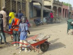 End of the month sanitation: kaugama and Malam madori eradicate filthy areas.