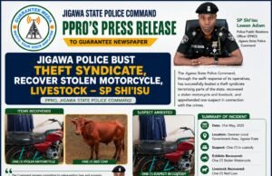 In Jigawa, police make a successful operations…