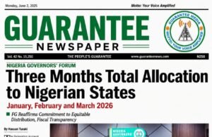 FAAC 3-Month Total Allocations to Nigerian States