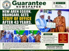 New Aren Eggon, Ubangari, Gets Staff of Office after 43 years