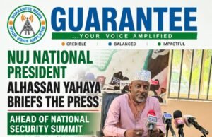 NUJ SUMMIT: National president Yahaya calls for Media-Security Partnership