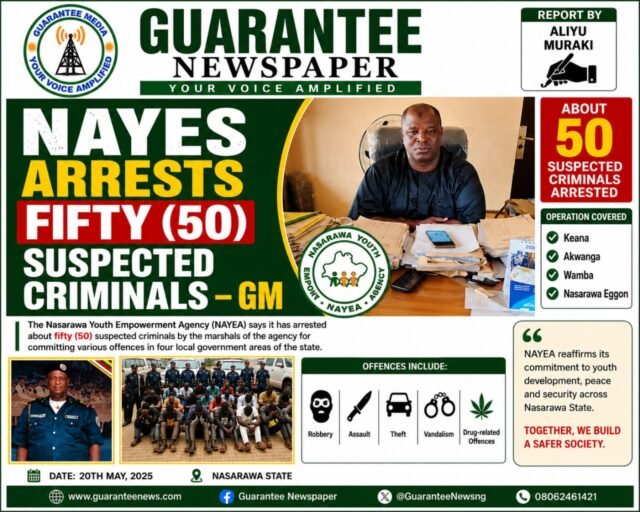 NAYES Arrest Fifty Suspected Criminals-GM