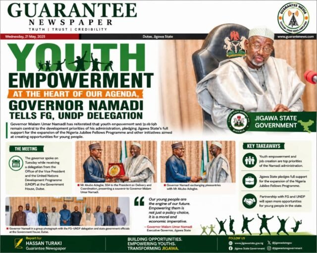 Youth Empowerment Remains Our Top Priority – Gov Namadi…