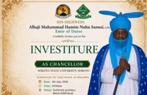 DEDA Felicitates Emir of Dutse on Sokoto Varsity Chancellorship