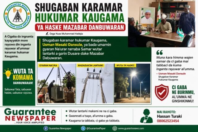 Al’umar mazabar Dabuwaran suna cikin alheri…