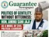 POLITICS OF GENTILITY, WITHOUT BITTERNESS