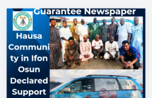 Hausa Community in Ifon Osun Declares Support for AMBO.