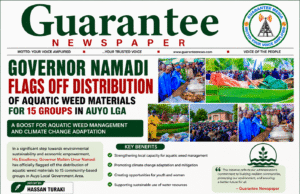 Namadi Flags Off Aquatic Weed Materials for 15 Groups in Auyo