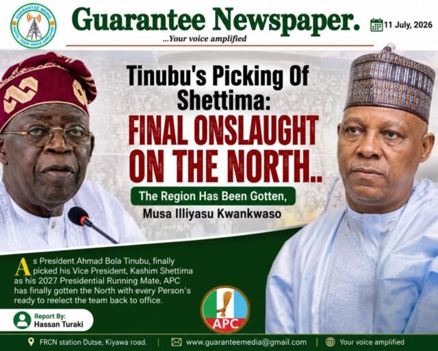 Tinubu’s Picking Of Shettima: Final Onslaught On The North…