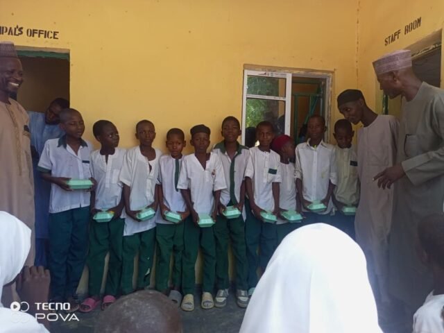Council Chair provides meals to Over 3000 Students sat for common Entrance Examination.