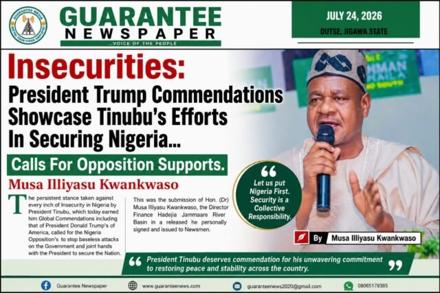 Insecurities: President Trump Commendations Showcase Tinubu’s Efforts – Kwankwaso