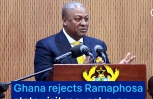 Ghana turned down a state visit by Ramaphosa…