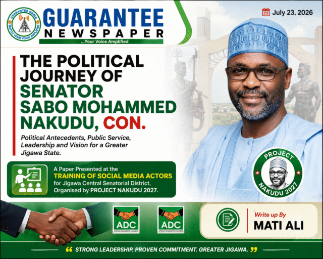 THE POLITICAL JOURNEY OF SENATOR SABO MOHAMMED NAKUDU, CON – Mati Ali.