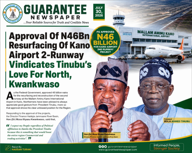 ₦46BN KANO AIRPORT RUNWAY APPROVAL VINDICATES TINUBU’S LOVE FOR NORTH – KWANKWASO