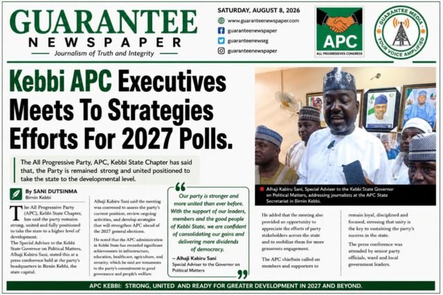 2027 ELECTION: Kebbi APC Executives Meets To Strategies Efforts…