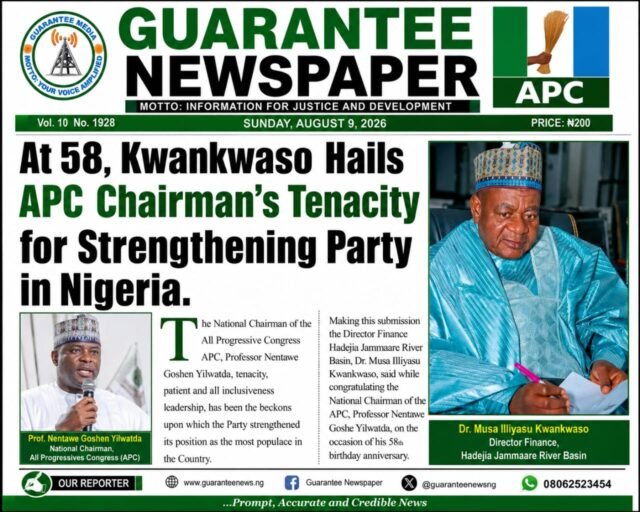 At 58, Kwankwaso Hails APC Chairman’s Tenacity for Strengthening Party in Nigeria.