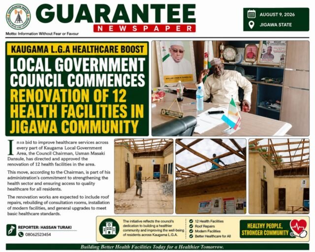 Local Gov’t Council Commences Renovation of 12 Health Facilities.