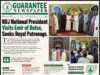 NUJ National President Visits Emir of Dutse, Seeks Royal Patronage.