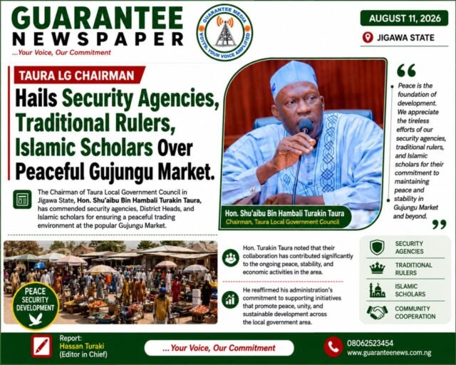Taura LG Chairman Commends Stakeholders Over Peaceful Gujungu Market