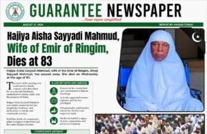 Hajiya Aisha Sayyadi Mahmud, Wife of Emir of Ringim, Dies at 83.