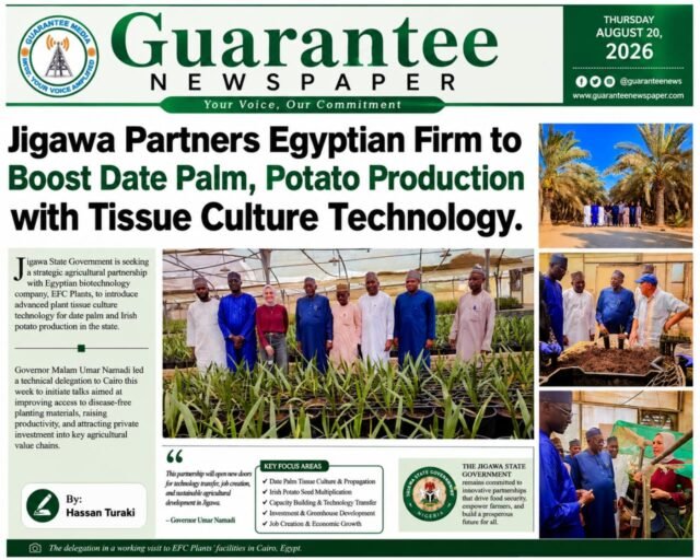 Our proposed partnership with EFC Plants will go beyond the purchase of planting materials – GOV NAMADI.