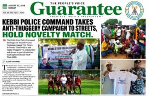 KEBBI POLICE COMMAND TAKES ANTI-THUGGERY CAMPAIGN TO STREETS, HOLD NOVELTY MATCH.