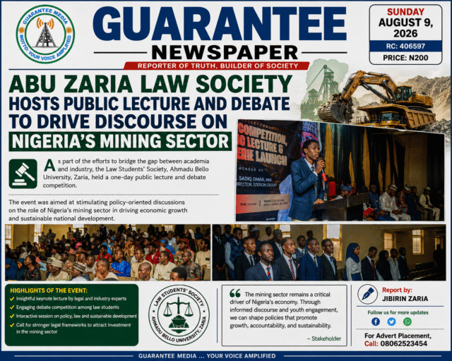 ABU Zaria: Law Society Stages Lecture, Debate on Mining in Nigeria