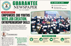KW-SAPZ Project Empowers 300 Youths with Job Creation, Entrepreneurship Skills