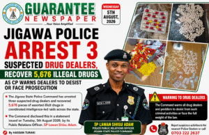 Jigawa police arrest 3 suspected drug As CP Warns Dealers To Desist Or Face Prosecution